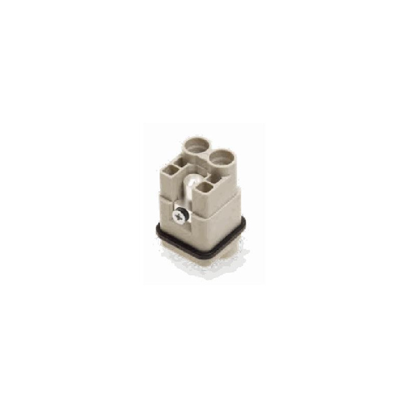 Insert HQ, Raccordement à vis axiale, mâle, 2 pin, 40A, Polycarbonate, 3A 